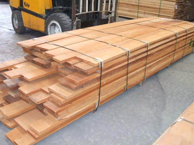 Mahogany Lumber ready to ship