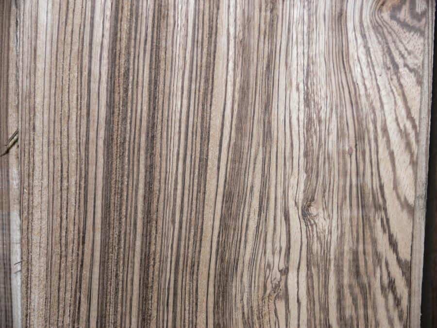 Heavy Stripe QS Zebrawood Board Close Up