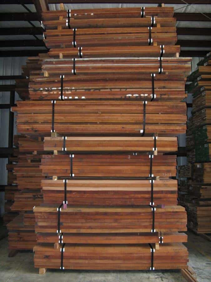 Jatoba Lumber Stack
