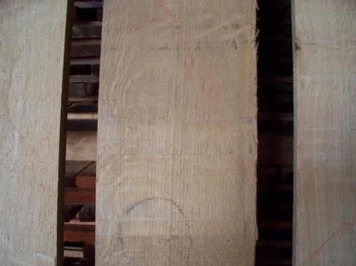 Rift Cut White Oak Lumber Close Up