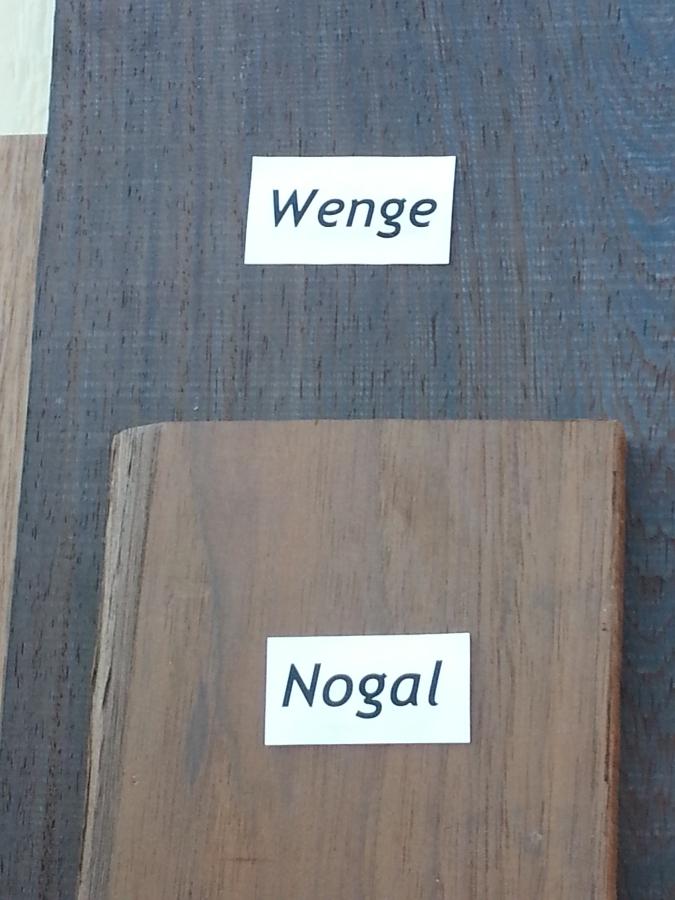Wenge compared to Nogal or Peruvian Walnut