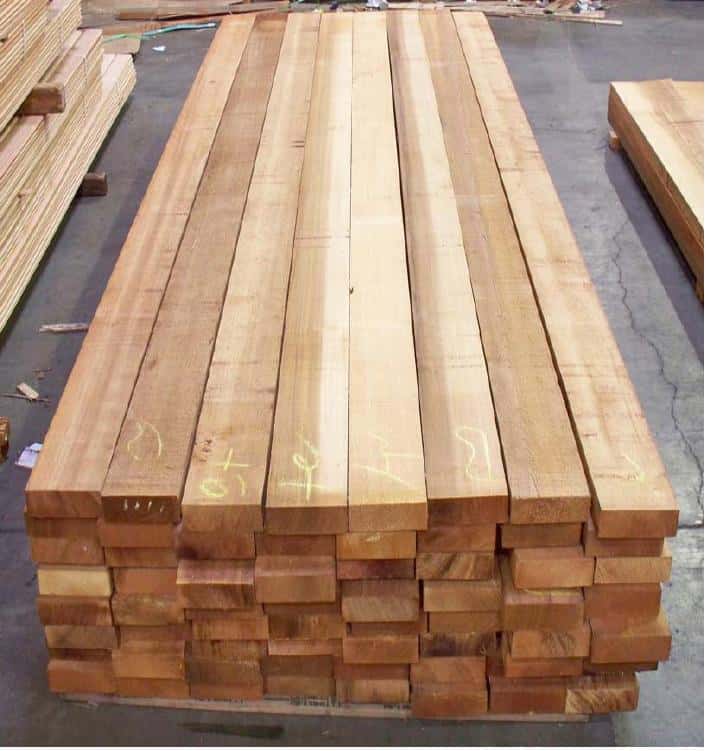 Vertical Grain Western Red Cedar Lumber