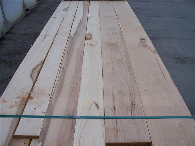 Rustic Grade Hickory Lumber