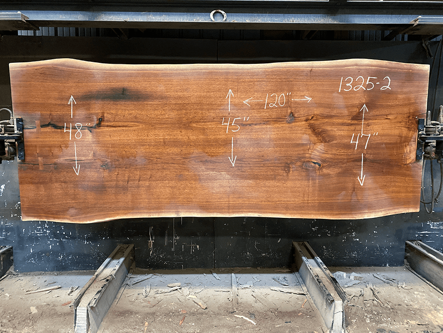 Walnut table 1325-2 Surfaced size 1 5/8″ x 45″-48″ x 120″
$2100
