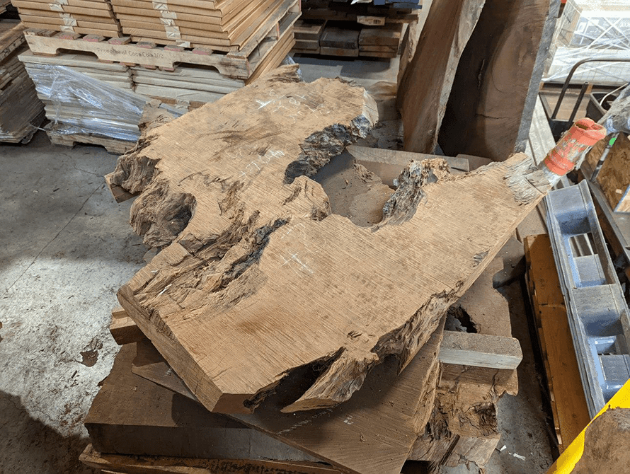 redwood burl 0001
4″ x 4′ x 4′ 
Air dried for 6 years plus
MC 10.5-11%