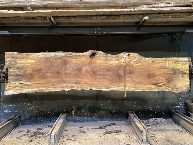 spalted sycamore slab 1345-2 rough size 2.5″ x 27-32″ avg. 29″ x 12′ $950