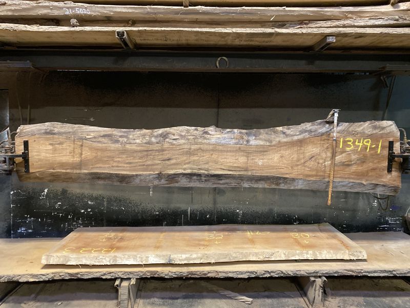 spalted sycamore slab 1349-1 rough size 2.5″ x 11-20″ avg. 13″ x 11′ $550