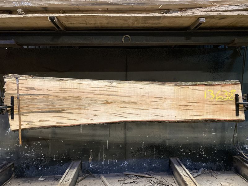Ambrosia Maple Slab 1363-8 rough size 2″ x 18-28″ avg. 20″ x 10′ $600
reinspection available