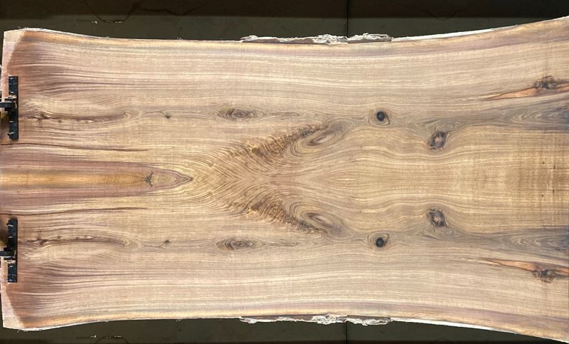 walnut slabs 1335-4&5 book-match simulation, approx. size 2″ x 60″ x 8′ Both Rough Slabs $2400 