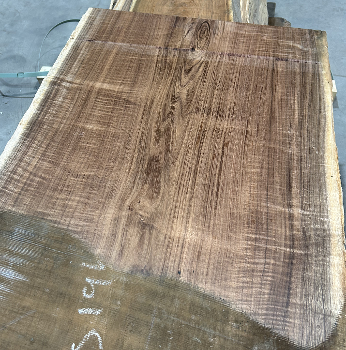 5/4 Live Edge Caribbean Walnut (Tzalam) Full Unit Sales Only. 